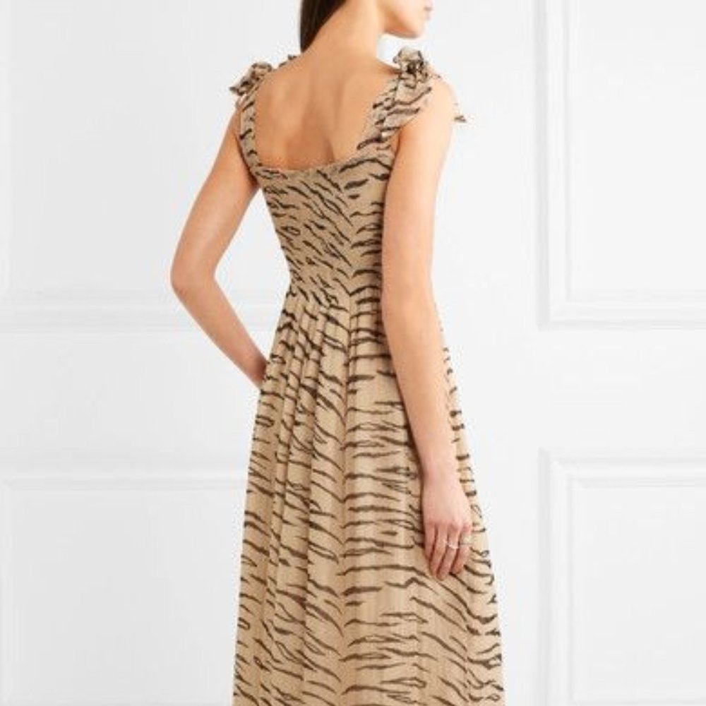 Ganni Whitman Maxi Dress Chiffon 34 XS S - Picture 2 of 4